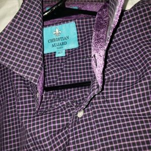 Beautiful LS shirt with 🔥 cuffs and collar